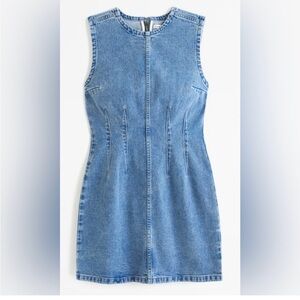 NWT Abercrombie Denim Jean Shell Mini Dress Size XS Tall